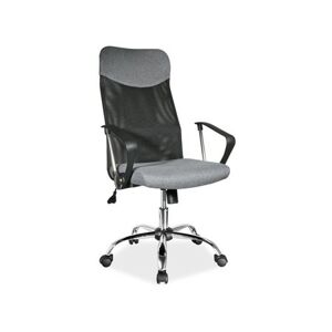 Kancelářská židle Q-025 - šedá / černá