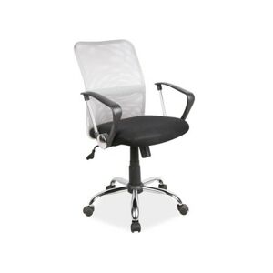 Židle kancelářská Q-078 - šedá / černá