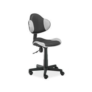 Židle kancelářská Q-G2 - černá / šedá