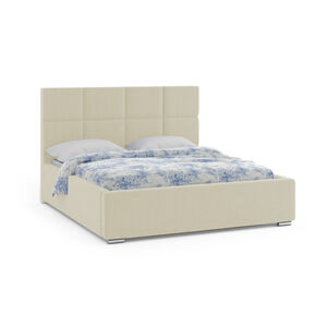Čalouněná postel ONTARIO 140x200 cm Krémová