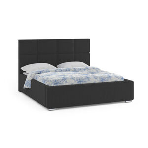 Čalouněná postel NEVADA 140x200 cm Černá