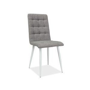Židle OTTO bílá/šedá