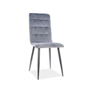 Židle OTTO - černá/šedá