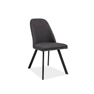 Židle PABLO - černá / šedá