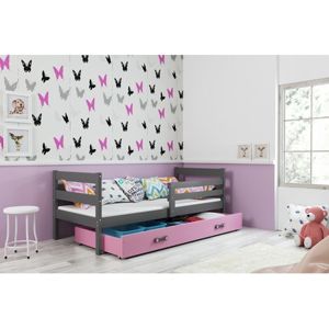 Dětská postel MIKO 200x90 cm Ružové Šedá