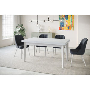 Konferenční stolek Skandinavská 120x70 cm Bílá Bílá