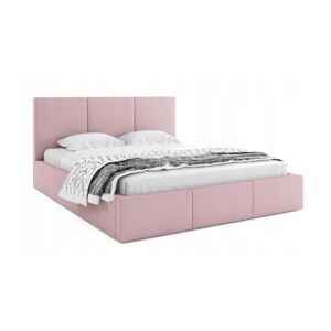 Čalouněná postel HILTON 180x200 cm Růžová