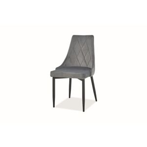 Židle TRIX B černá/šedá