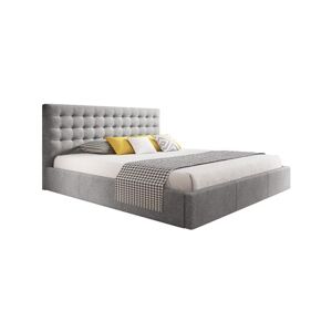 Čalouněná postel VERO rozměr 80x200 cm Světle šedá
