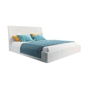 Čalouněná postel KARO rozměr 140x200 cm Bílá