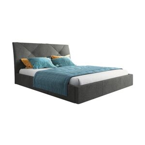 Čalouněná postel KARO rozměr 90x200 cm Tmavě šedá