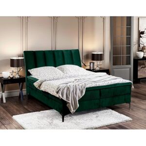 Čalouněná postel ALABAMA rozměr 180x200 cm Zelená