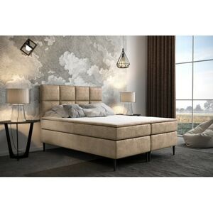 Čalouněná postel Aspen 200x200 cm Béžová