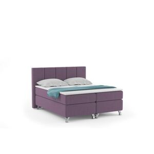 Čalouněná postel ATLANTIC včetně úložného prostoru 120x200 cm Fialová
