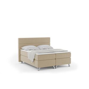 Čalouněná postel IMPERIA včetně úložného prostoru 160x200 Béžová