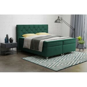 Čalouněná postel Boston 90x200 cm Zelená