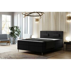Čalouněná postel Brooklyn 160x200 cm Černá