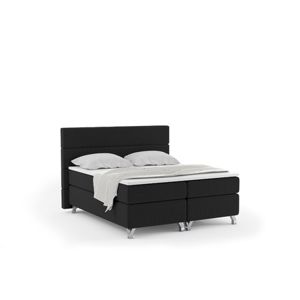 Čalouněná postel IMPERIA včetně úložného prostoru 140x200 Černá