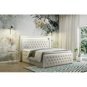 Čalouněná postel CESAR 140x200 cm Bílá