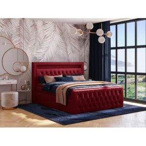 Čalouněná postel CESAR 160x200 cm Červená