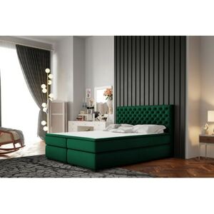 Čalouněná postel Chester 140x200 cm Zelená