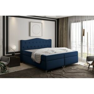 Čalouněná postel Cloud 160x200 cm Modrá