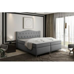 Čalouněná postel Cloud 160x200 cm Tmavě šedá