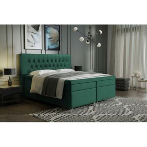 Čalouněná postel Diament 140x200 cm Zelená