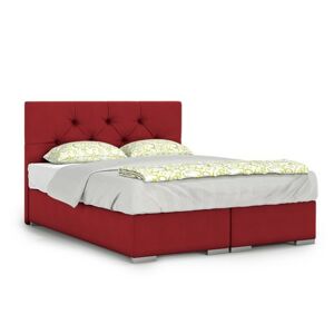 Čalouněná postel London 90x200 cm Červená