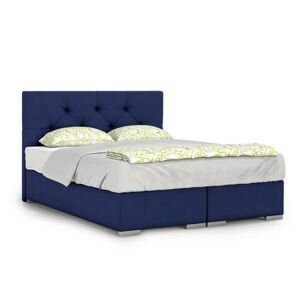 Čalouněná postel London 90x200 cm Modrá