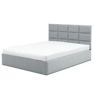 Čalouněná postel TORES II bez matrace rozměr 160x200 cm Světle šedá